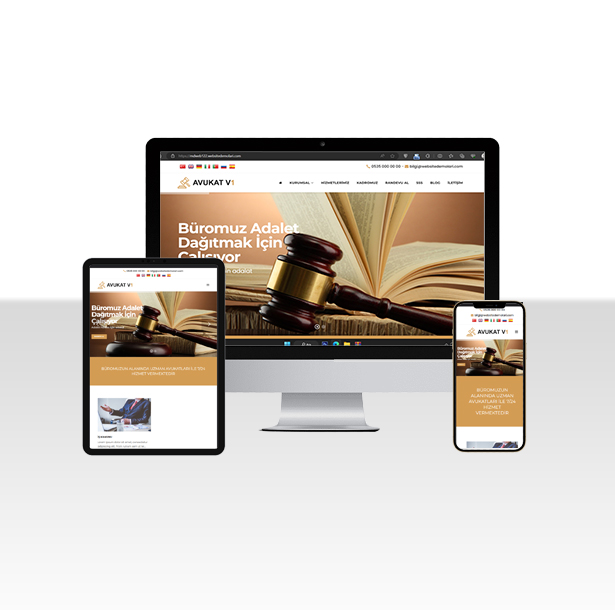 Avukat Hukuk Bürosu Sitesi