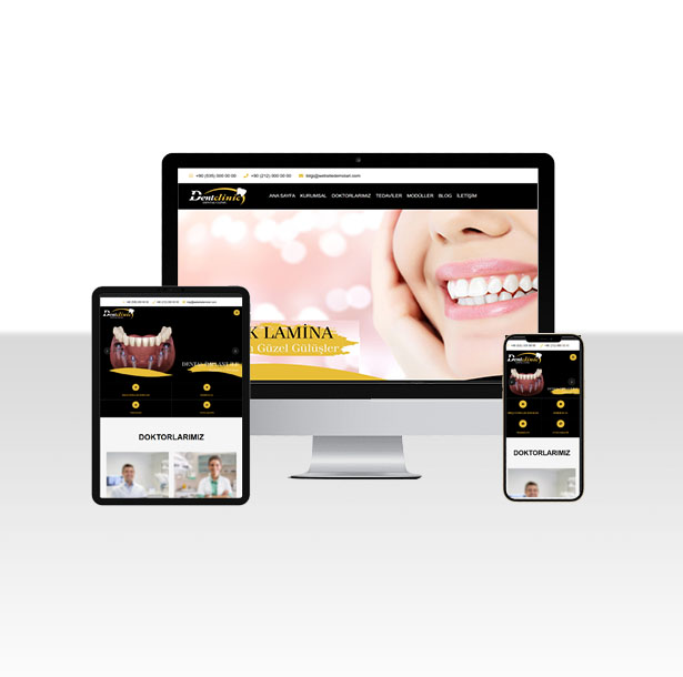 Diş Kliniği Web Site paketi