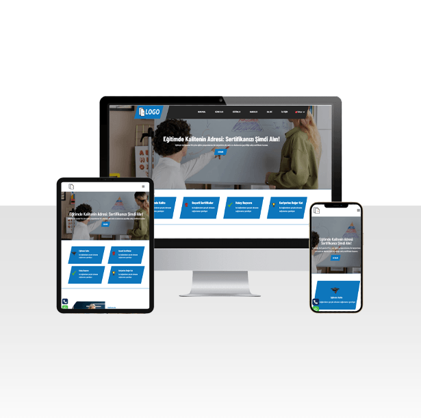 Belgelendirme Eğitimi ve Kursları Web Sitesi Paketi – Onli