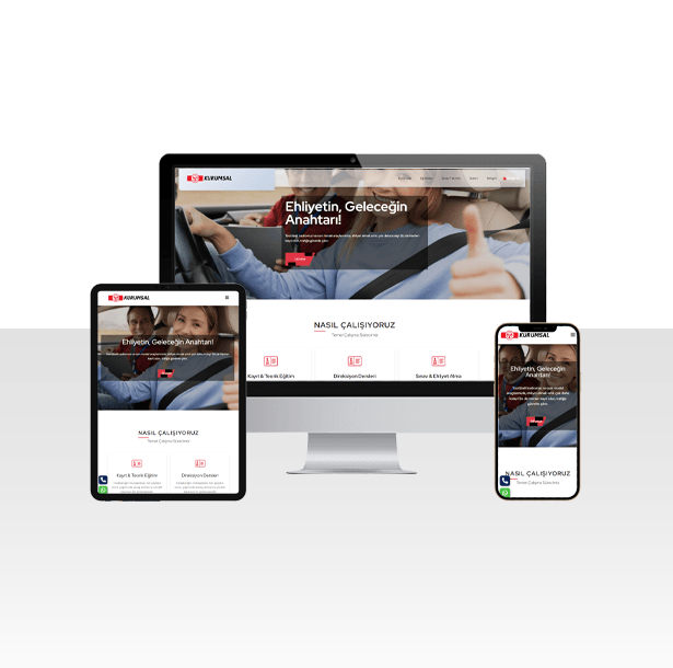 Sürücü Kursu ve Eğitim Firması Web Sitesi Paketi – Assola