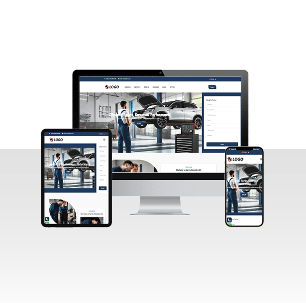 Oto Tamir ve Bakım Servisi Web Sitesi Paketi – Lassia