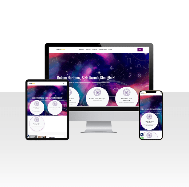 Astrolog ve Danışmanlık Hizmetleri Web Sitesi Paketi – Astro