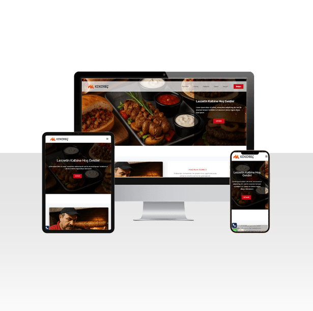 Kokoreç ve Midye Büfe Web Sitesi Paketi – Kokariç