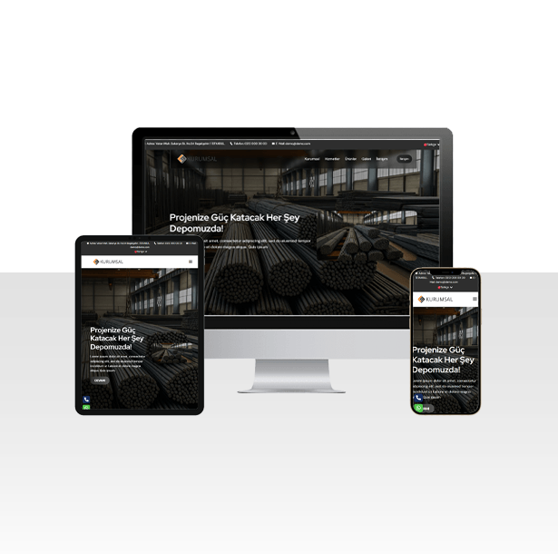 Demirci Metal İşleri ve İnşaat Hizmetleri Web Sitesi Paketi – Doğan