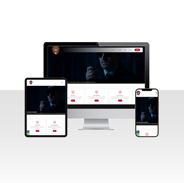 Özel Güvenlik Hizmetleri Firması Web Sitesi Paketi – Security