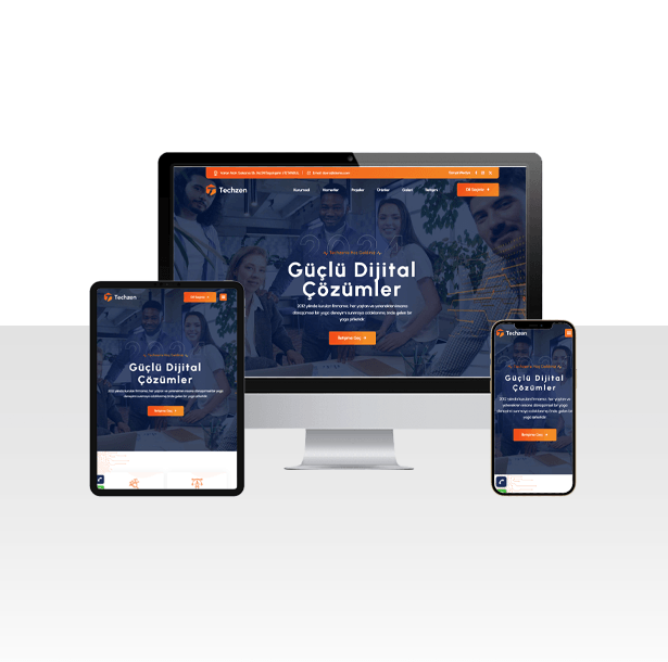 Dijital Teknoloji Firması Web Sitesi Paketi – Ether