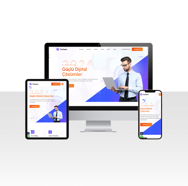 Bilgi Teknolojileri Firması Hazır Web Sitesi Paketi – BT