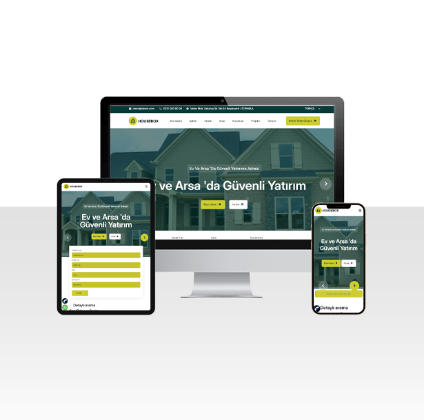 Hazır Emlak / Gayrimenkul Web Sitesi Paketi – Suomi