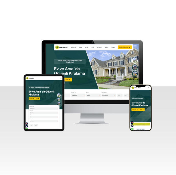 Gayrimenkul / Emlak Danışman Web Sitesi Yazılımı – House