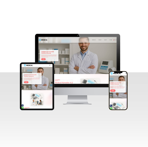 Medikal Sektörü Hazır Web Sitesi Paketi – Adana
