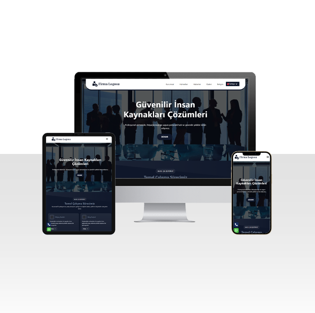 İnsan Kaynakları Firması Hazır Web Sitesi Paketi – Ağrı