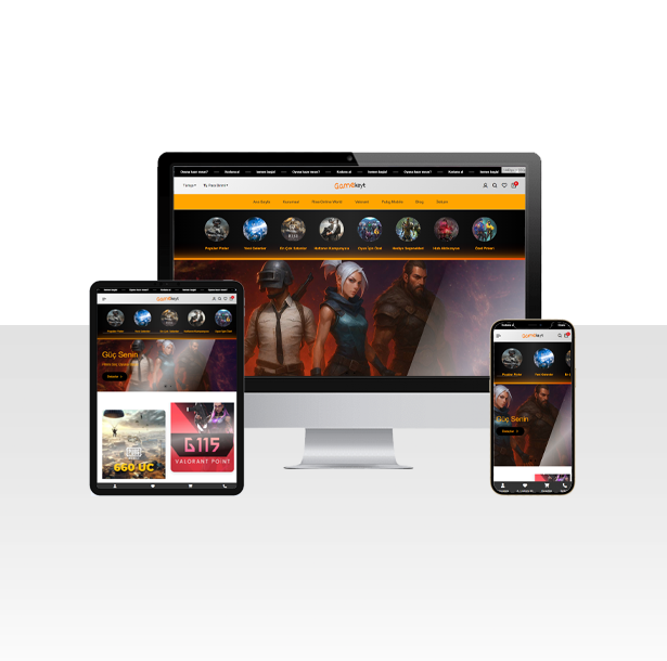 Dijital Ürün Satışı E-Ticaret Web Sitesi Paketi – Antalya