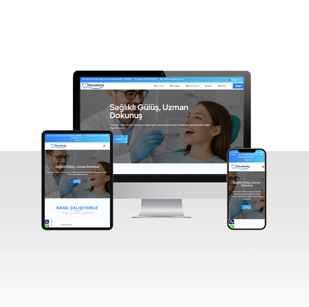 Diş Doktoru İçin Hazır Web Sitesi Paketi – Bilecik