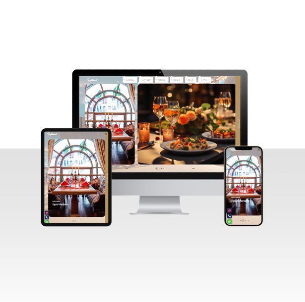 Hazır Restoran Salonu Web Sitesi Paketi – Iğdır