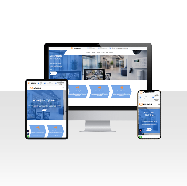 Elektronik Güvenlik Sistemleri Firması Web Sitesi Paketi – Kilis